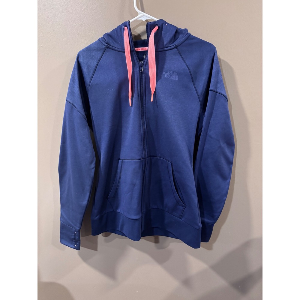 The North Face Mountain Athletics Womens Navy Blue Full Zip Hoodie Size Medium - Picture 1 of 5